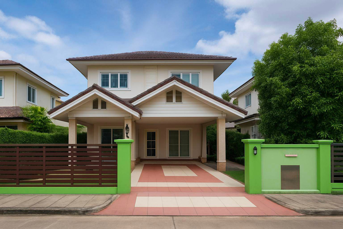 For RentHouseNonthaburi, Bang Yai, Bangbuathong : For Rent | Ready-to-Move-In Single House on Ratchaphruek Road — Furniture, Appliances & Free Wi-Fi Included
