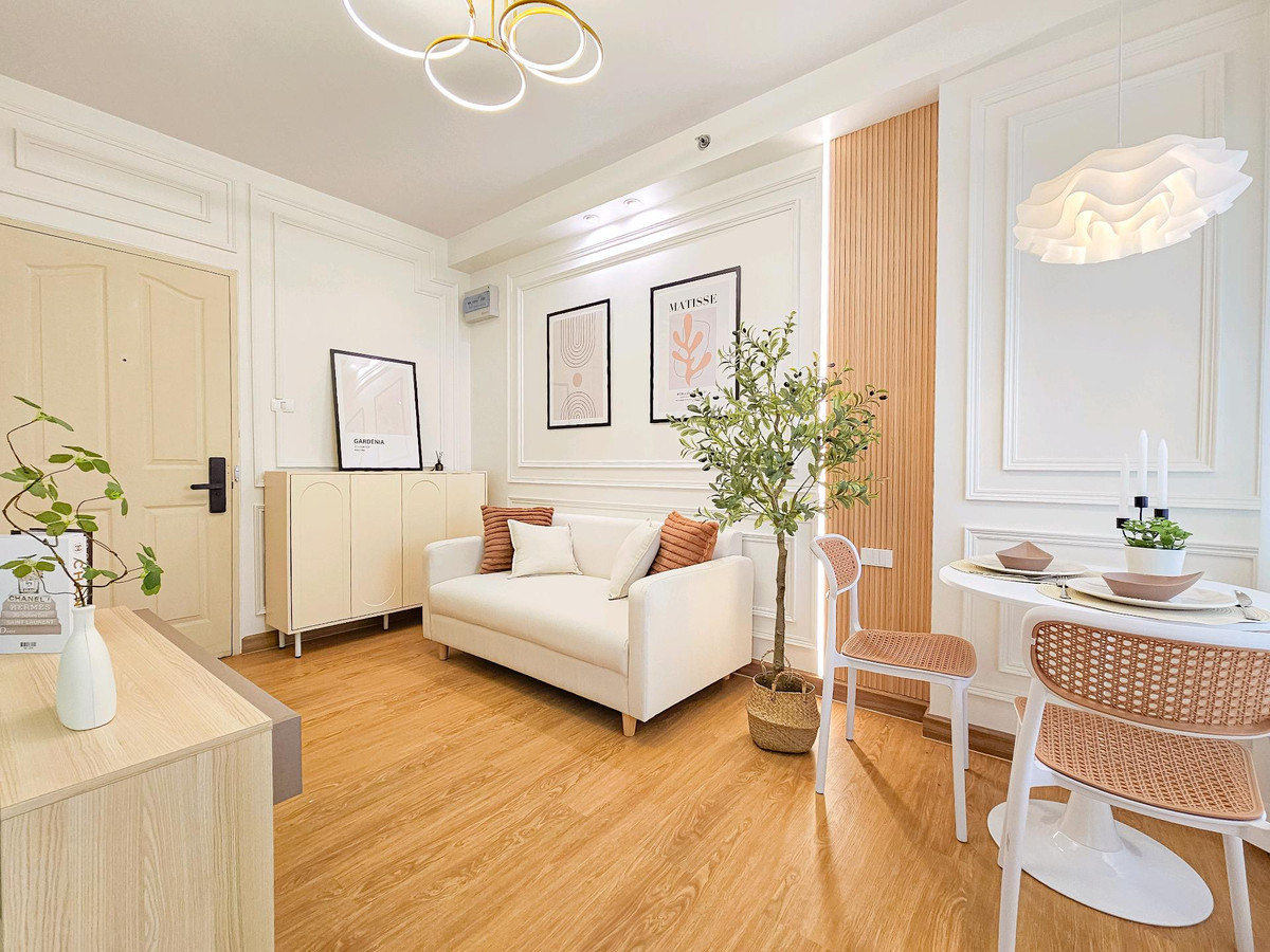 For SaleCondoBangna, Bearing, Lasalle : K-6674 Beautiful room, newly decorated, open view, ready to move in, City Home Srinakarin, near Sikarin Hospital.