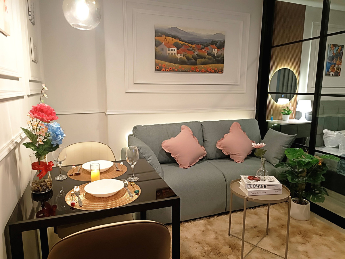 ให้เช่าคอนโดบางนา แบริ่ง ลาซาล : คอนโด ชั้น 22 อาคาร A พร้อมเฟอร์นิเจอร์ ตกแต่งสวยงาม ให้เช่า ย่านบางนา ใกล้มหาวิทยาลัยเซาธ์อีสท์บางกอก เพียง 350 เมตร