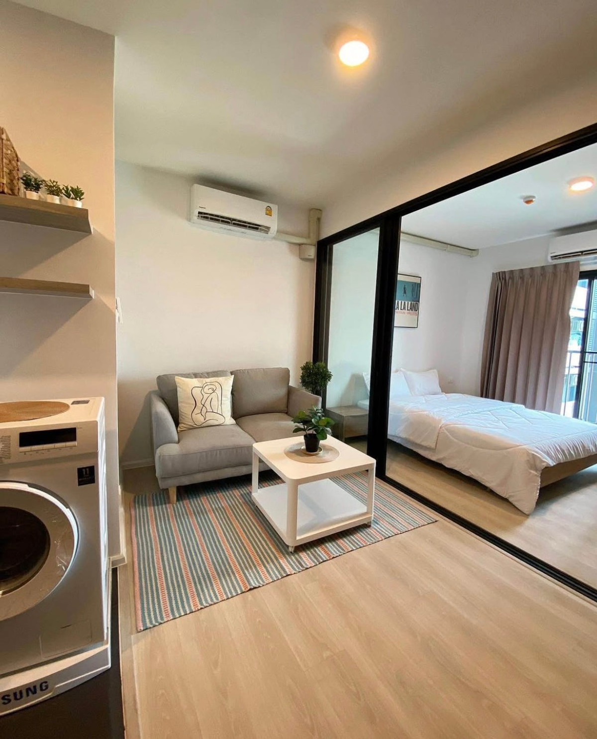 For RentCondoBangna, Bearing, Lasalle : Condo A Space Mega, 1 bedroom, near IKEA, Mega Bangna department store.