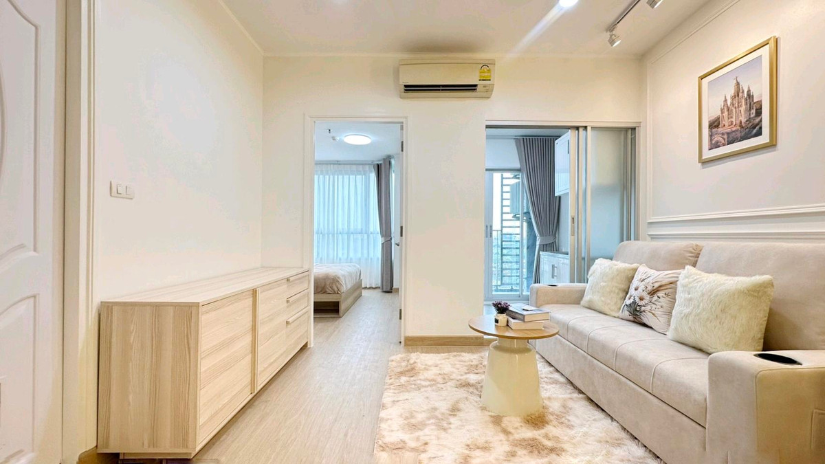 For SaleCondoRamkhamhaeng, Hua Mak : 🏡Beautiful room, good location, next to 🚅 AirportLink 📌 Condo U Delight @Hua Mak Station✨️