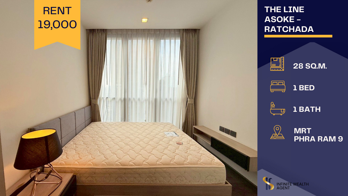 ให้เช่าคอนโดพระราม 9 เพชรบุรีตัดใหม่ RCA : 🌃 THE LINE Asoke Ratchada คอนโดทำเลดี ใกล้รถไฟฟ้า ตอบโจทย์ไลฟ์สไตล์คนทำงาน 💼✨
