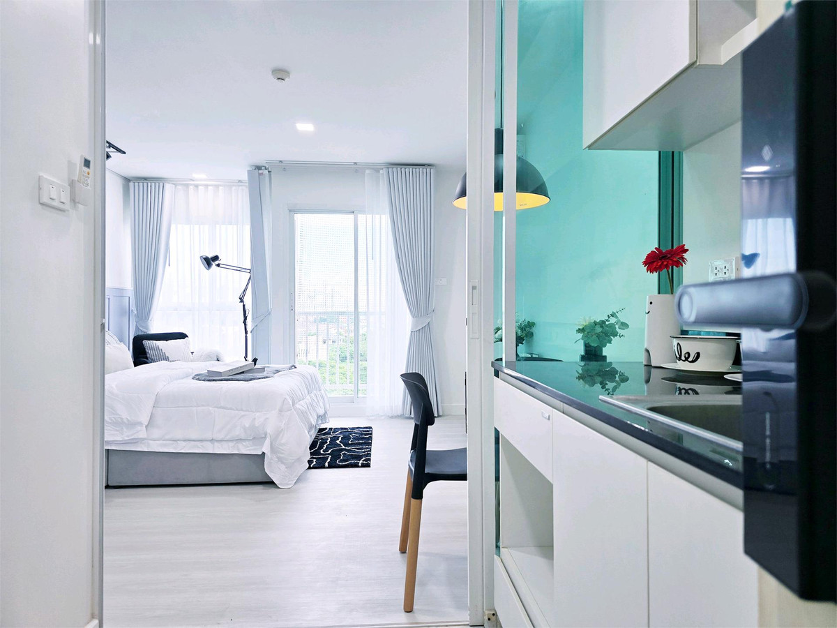 For SaleCondoYothinpattana,CDC : 🧑🏻‍🔧Details taken care of "Its like making it for yourself" Premium materials, complete functions 🏡[V Condo Ekkamai-Ramindra] Forgot the word condo. Its cheap!