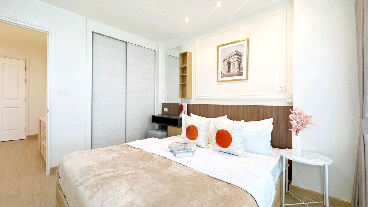 For SaleCondoRamkhamhaeng, Hua Mak : 🏡Beautiful room, good location, next to 🚅 AirportLink 📌 Condo U Delight @Hua Mak Station✨️