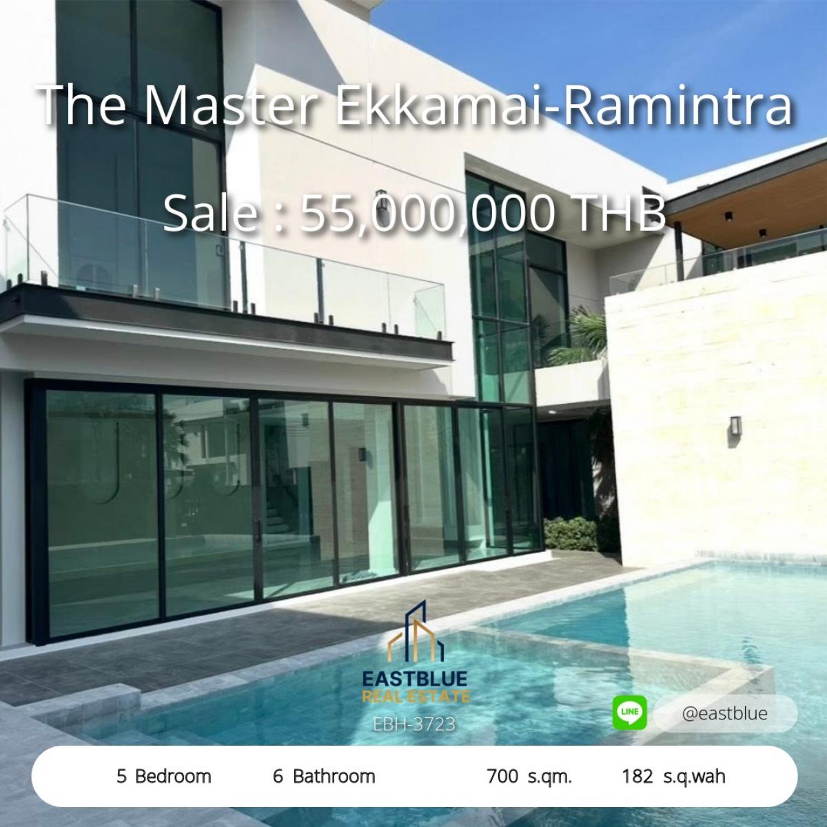 ขายบ้านเกษตรศาสตร์ รัชโยธิน : บ้านพูลวิลล่าหรู 5 ห้องนอน ใจกลางรามอินทรา 
ที่ดิน 182 ตรว. พร้อมสระว่ายน้ำระบบน้ำเกลือใหญ่พิเศษ