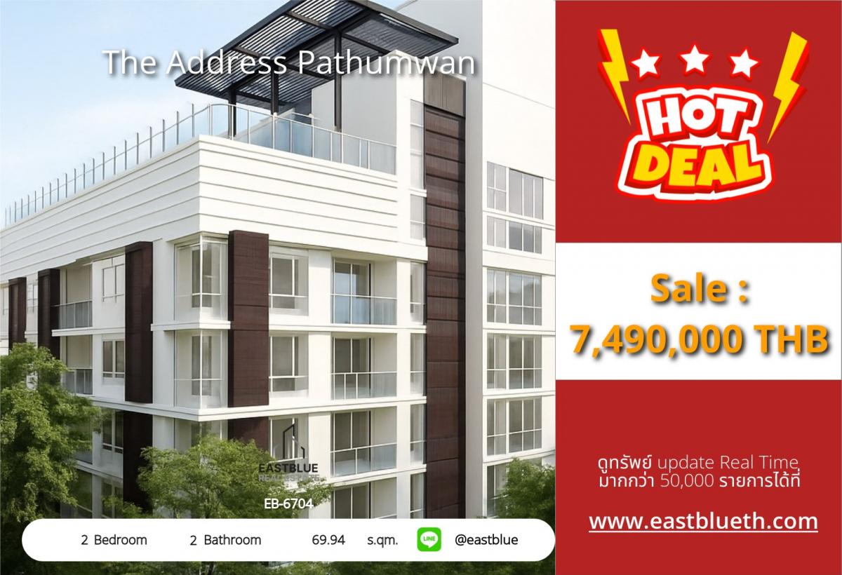 For SaleCondoRatchathewi,Phayathai : Luxury condo with 2 bedrooms in the heart of Ratchathewi
Near BTS, Siam Paragon starting from only 7.49 million!