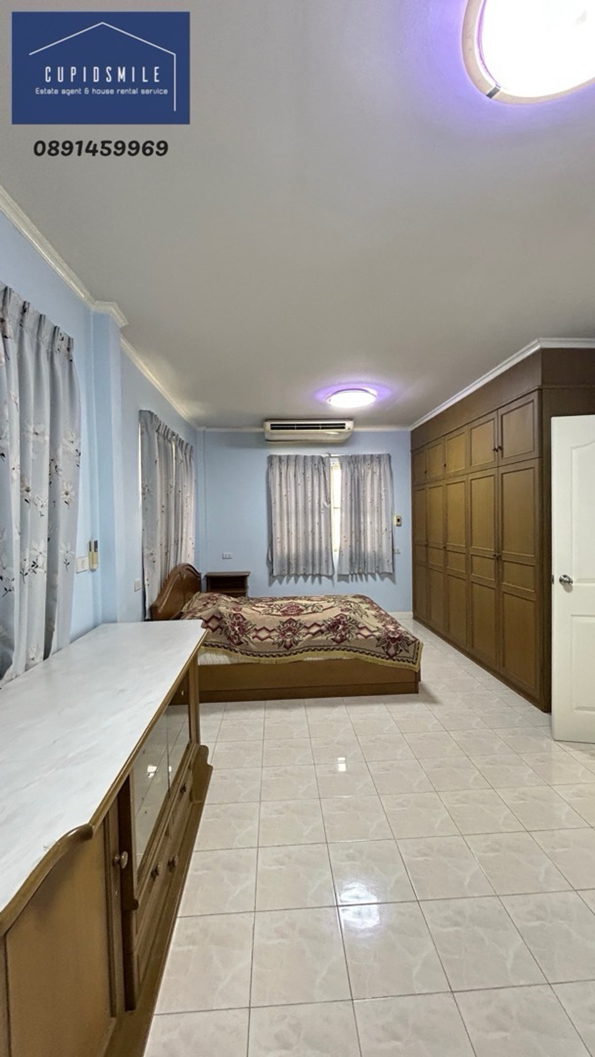 ให้เช่าบ้านปทุมธานี รังสิต ธรรมศาสตร์ : ให้เช่าบ้านเดี่ยว 2 ชั้น 4ห้องนอน แอร์3 เครื่อง