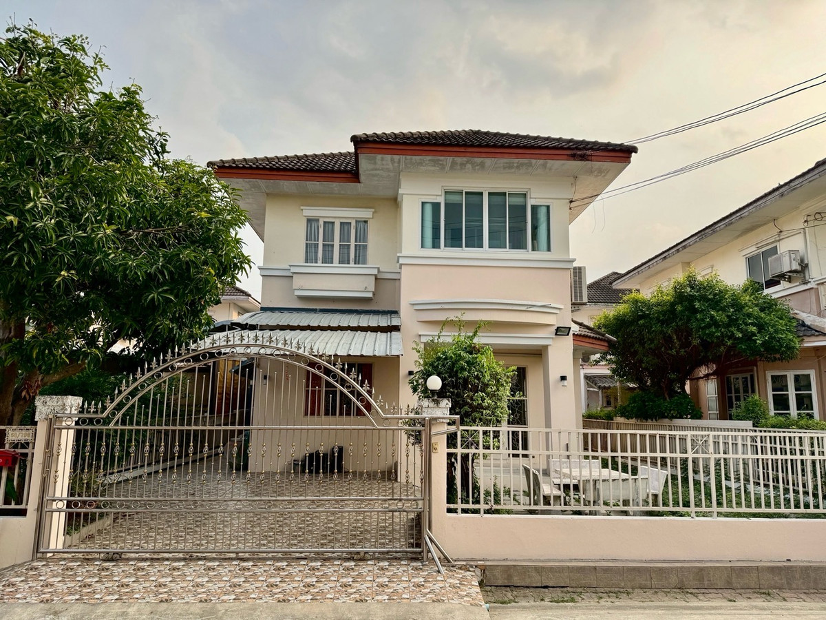 ให้เช่าบ้านปทุมธานี รังสิต ธรรมศาสตร์ : ให้เช่าบ้านเดี่ยว 2 ชั้น 4ห้องนอน แอร์3 เครื่อง