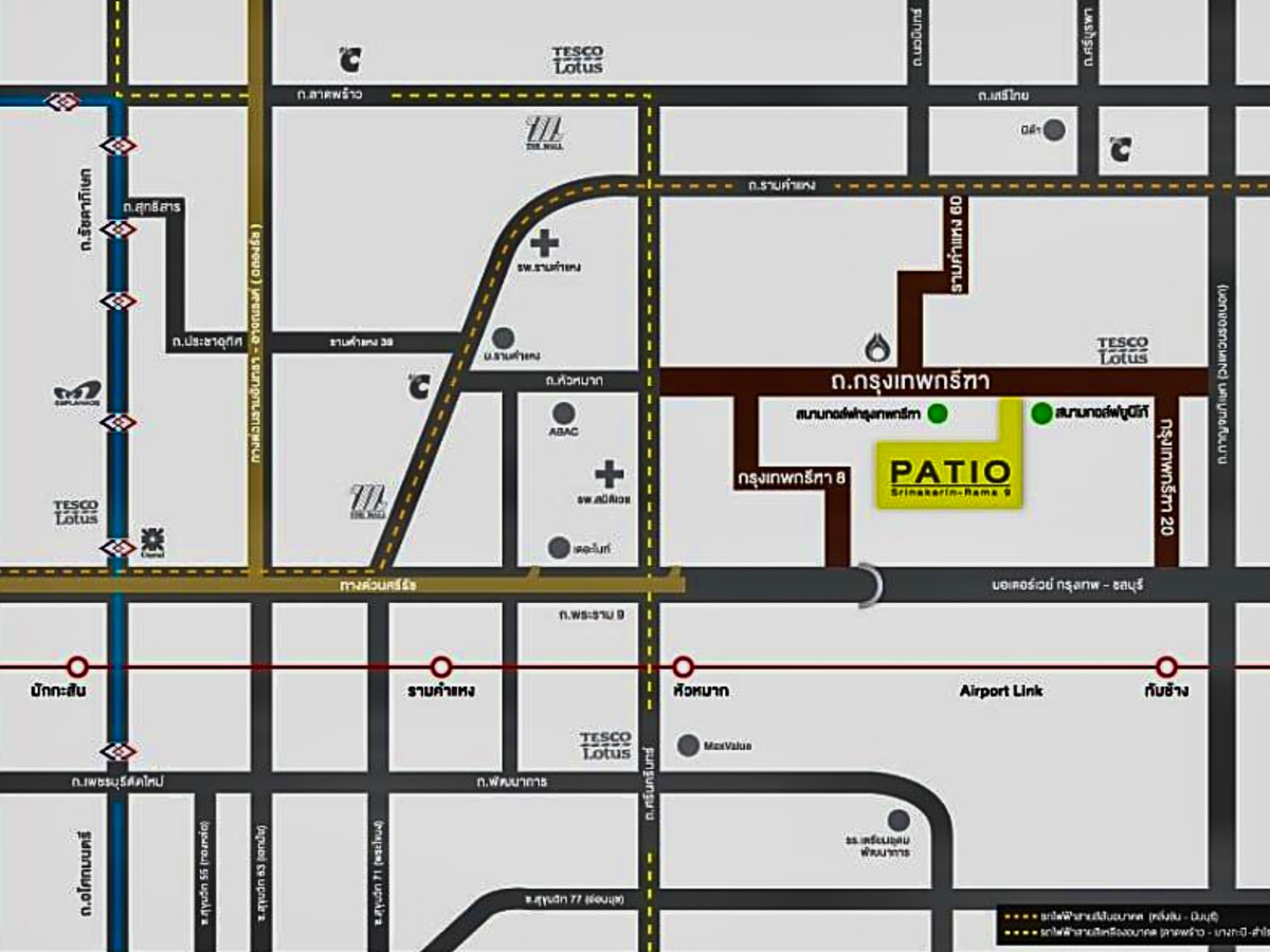 For SaleTownhomePattanakan, Srinakarin : Urgent Sale | Newly Renovated 3-Storey Townhome PATIO Srinakarin–Rama 9 | Prime Krungthep Kreetha Location