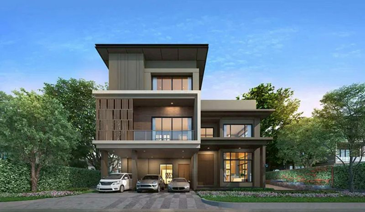 ให้เช่าบ้านพระราม 5 ราชพฤกษ์ บางกรวย : ให้เช่าบ้านเดี่ยว 3 ชั้น หมู่บ้าน Grand Bangkok Boulevard ราชพฤกษ์ - พระราม 5 พร้อมลิฟท์และสระส่วนตัว เนื้อที่ 70 ตารางวา 4 ห้องนอน ตำบลบางขุนกอง อำเภอบางกรวย จังหวัดนนทบุรี