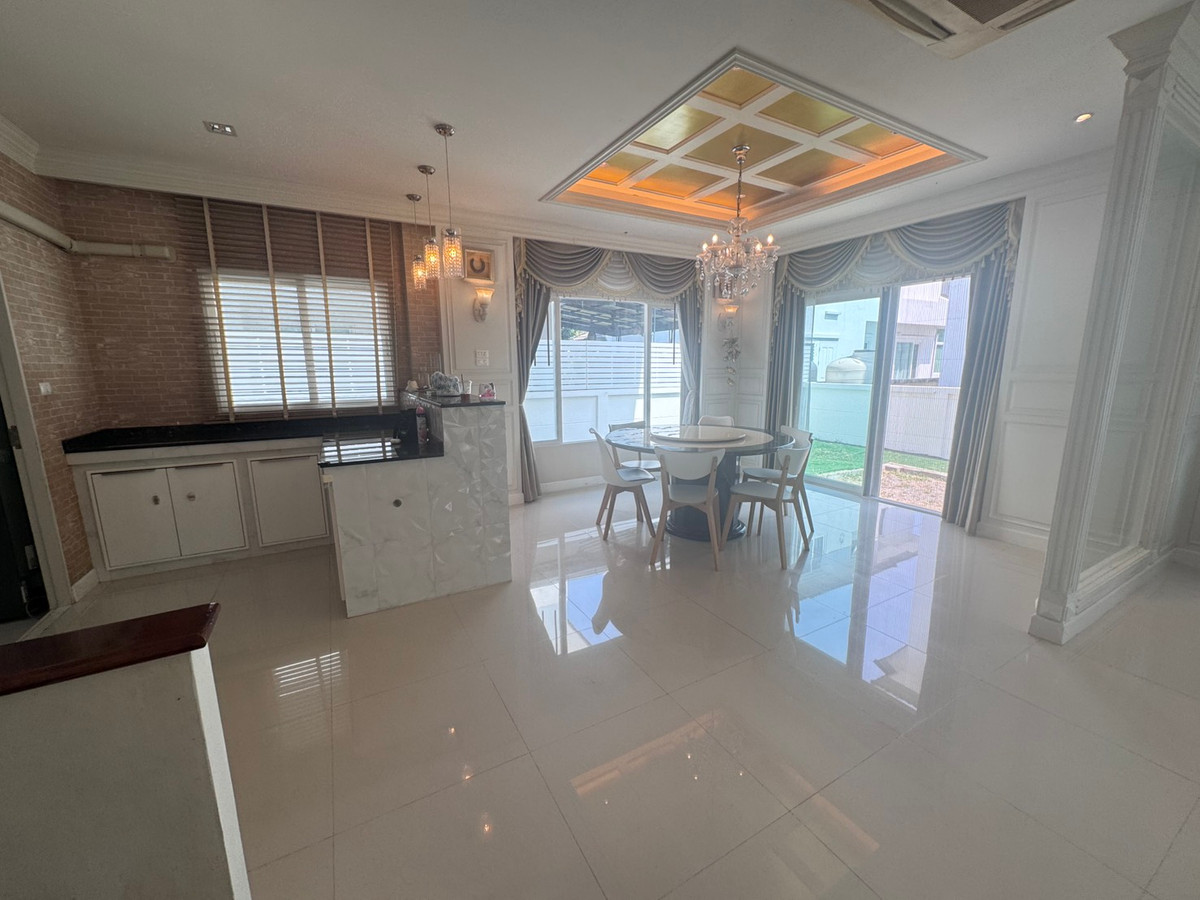 ให้เช่าบ้านพระราม 2 บางขุนเทียน : บ้านเดี่ยว The Grand Rama2 หมุ่บ้านสวย ติดถนนพระราม2 เฟอนิเจ้อครบ พร้อมให้เช่า สอบถามได้ครับ