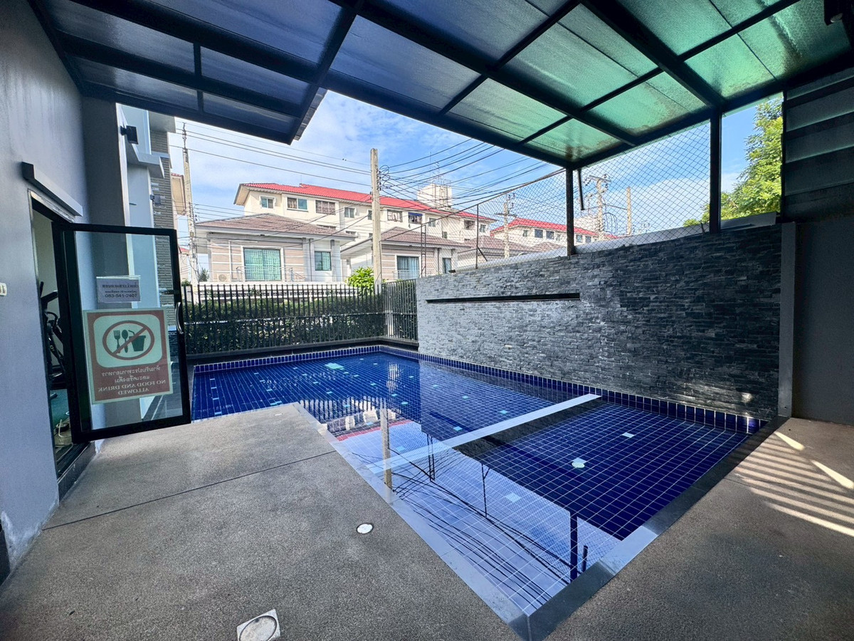 For SaleHouseNawamin, Ramindra : 2-storey detached house for sale, Village House The Hamburg Ramindra-Ramkhamhaeng, ready to move in (N.1944)