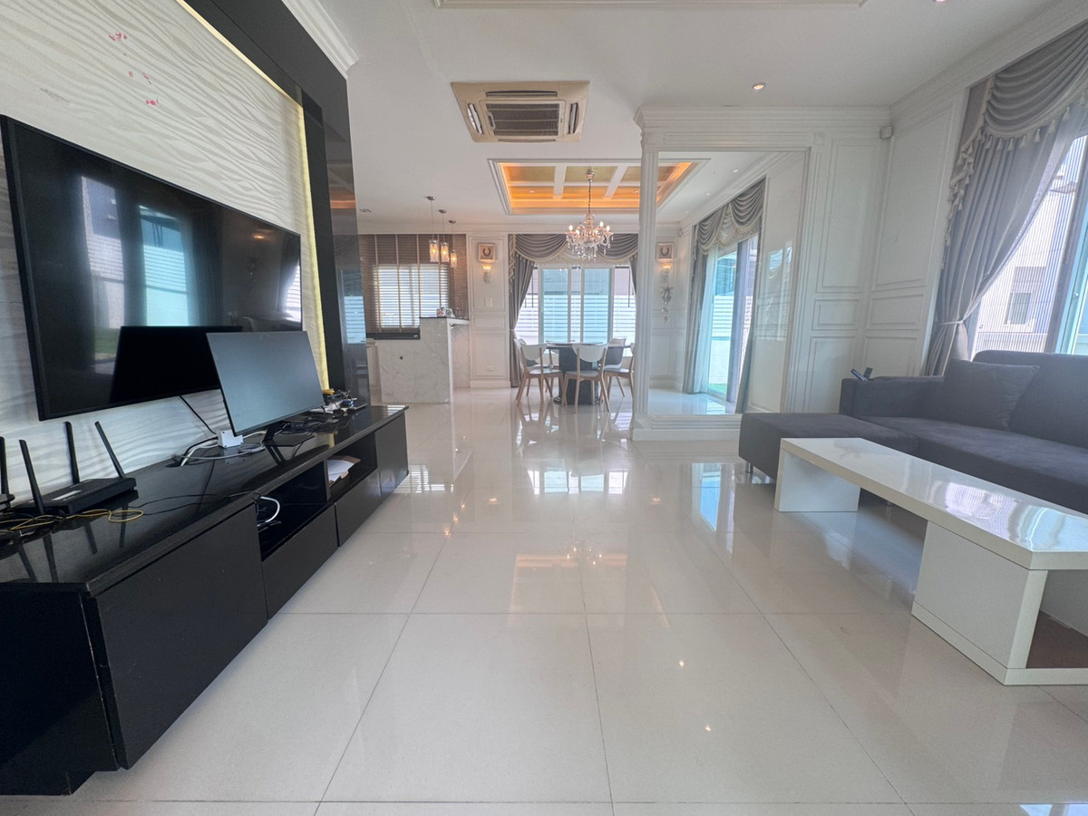 ให้เช่าบ้านพระราม 2 บางขุนเทียน : บ้านเดี่ยว The Grand Rama2 หมุ่บ้านสวย ติดถนนพระราม2 เฟอนิเจ้อครบ พร้อมให้เช่า สอบถามได้ครับ