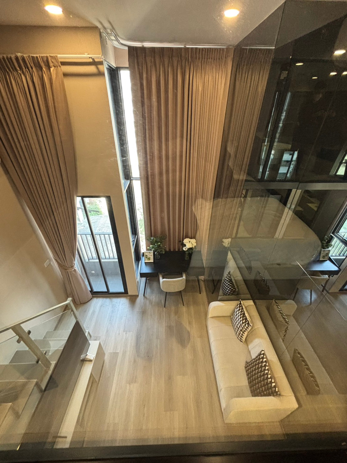 For RentCondoOnnut, Udomsuk : Best Deal! KnightsBridge Space Rama 4 | Corner room, open view | Fully Furnished | Ready to move in