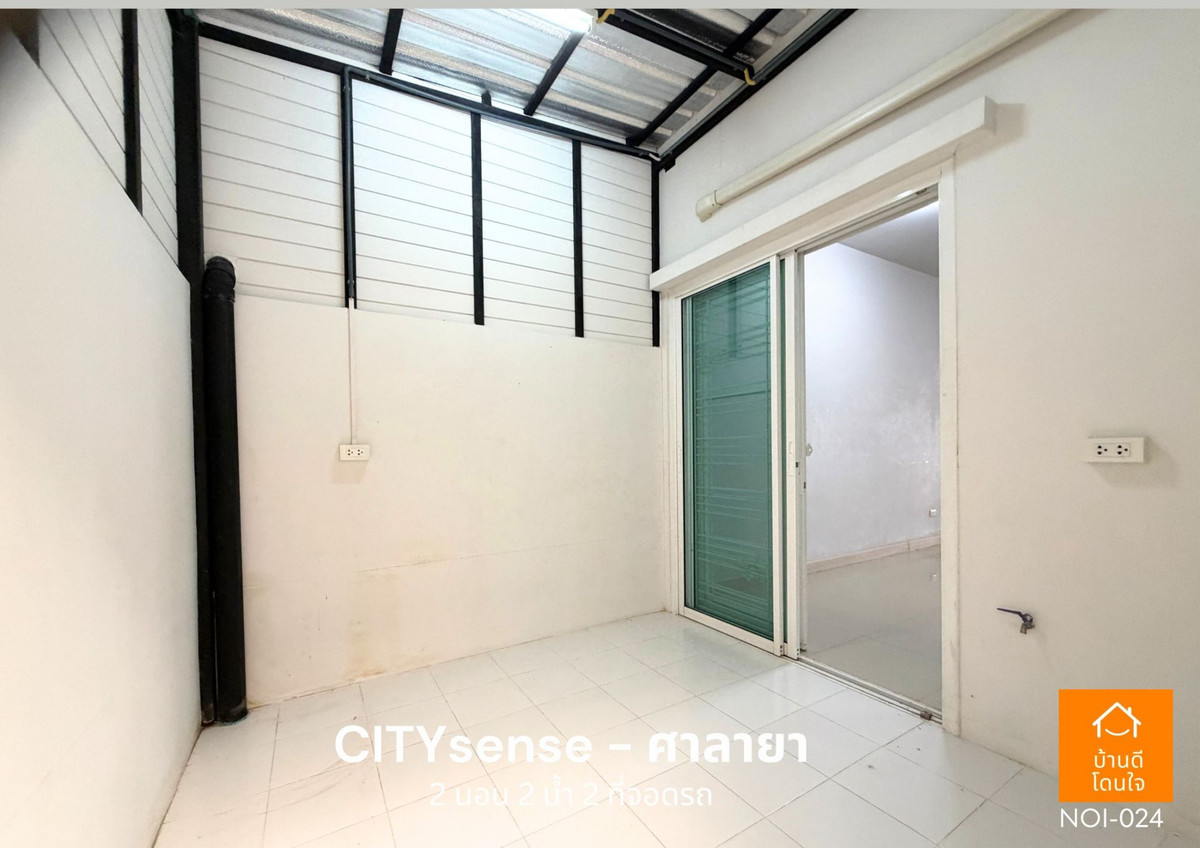 For SaleTownhomePhutthamonthon, Salaya : Selling cheapest in the project! Townhome City Sense Salaya, 2 bedrooms, 2 bathrooms, close to Mahidol, only 5 minutes.