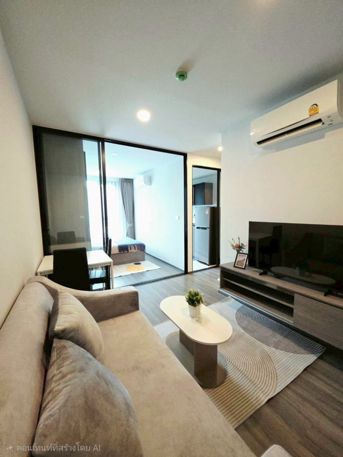 For RentCondoLadprao, Central Ladprao : The Origin Ladprao 15 new rooms ready to move in (1 bedroom, 1 bathroom) size 27 sq m. Rent only 14,500/month ▫️If interested in renting, contact. @sanhaproperty 📲095-6922871 Code CR0318AG