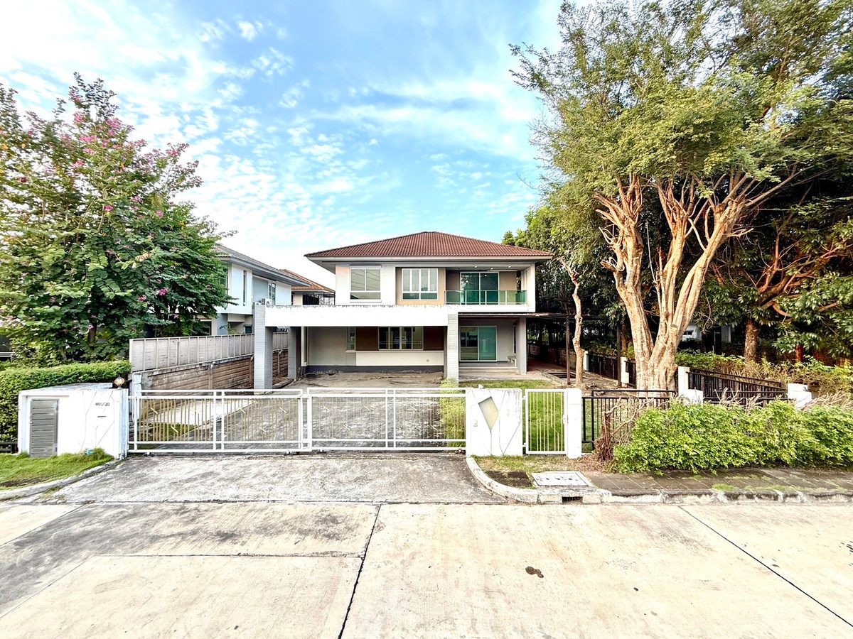 ขายบ้านบางแค เพชรเกษม : ขายบ้านเดี่ยวหลังใหญ่ แปลงมุม โครงการแสนสิริ หมู่บ้านฮาบิเทีย ไลน์ พุทธมณฑลสาย 2  บางแค