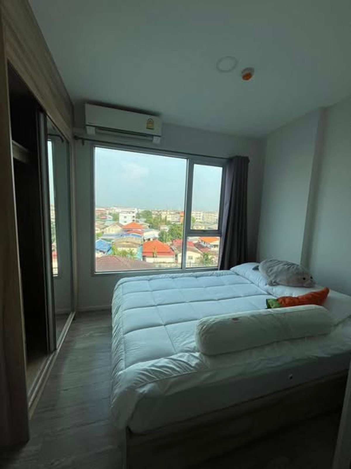 ให้เช่าคอนโดวิภาวดี ดอนเมือง หลักสี่ : 🧨🧨🧨 HAPPY CONDO สรงประภา ดอนเมือง💸 เช่า  ชั้น 6 อาคาร🏢 Dขนาด 24 ตรม. 📍 ห้องวิวโล่งๆ แดดเช้า สนาม 📍