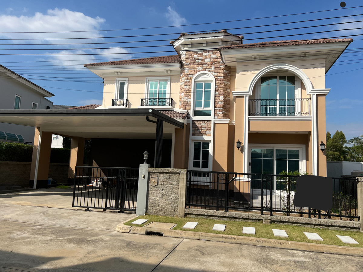 For SaleHouseNawamin, Ramindra : (Code HR207) House for sale, Grandio Ramintra - Wongwaen project, Grandio Ramintra - Wongwaen, near Don Mueang Airport.