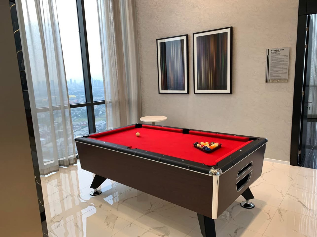 For RentCondoRamkhamhaeng, Hua Mak : For rent, Modiz Rhyme Ramkhamhaeng, corner room, fully furnished, ready to move in, price 12900 baht, reserve now!!!