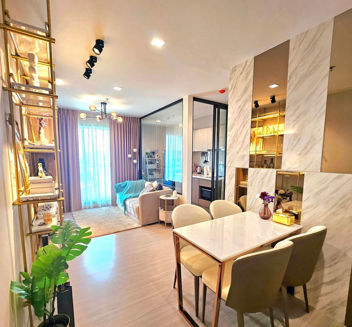 For RentCondoThaphra, Talat Phlu, Wutthakat : For rent, Life Sathorn Sierra, 2 bedrooms, beautiful, good location, ready to move in, near BTS Talat Phlu, if interested contact Line @841qqlnr