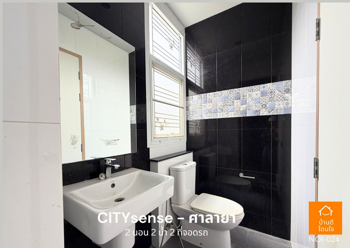 For SaleTownhomePhutthamonthon, Salaya : Selling cheapest in the project! Townhome City Sense Salaya, 2 bedrooms, 2 bathrooms, close to Mahidol, only 5 minutes.