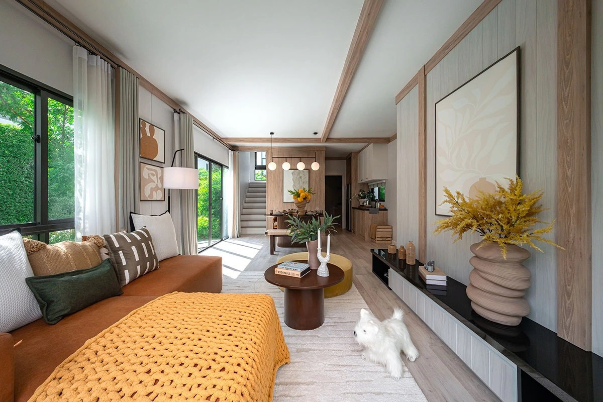 For SaleHouseNonthaburi, Bang Yai, Bangbuathong : 𝐒𝐇𝐎𝐂𝐊 𝐏𝐑𝐈𝐂𝐄 🏆𝐒𝐚𝐫𝐚𝐧𝐬𝐢𝐫𝐢 𝐖𝐞𝐬𝐭𝐠𝐚𝐭𝐞 Homey style house, beautiful plot, best deal, starting at 𝟖.𝟗𝟗 million baht*𝟬𝟴𝟭-𝟵𝟴𝟯-𝟲𝟲𝟮𝟱