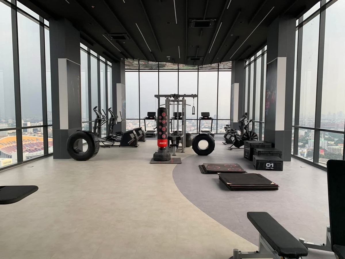 For RentCondoRamkhamhaeng, Hua Mak : For rent, Modiz Rhyme Ramkhamhaeng, corner room, fully furnished, ready to move in, price 12900 baht, reserve now!!!