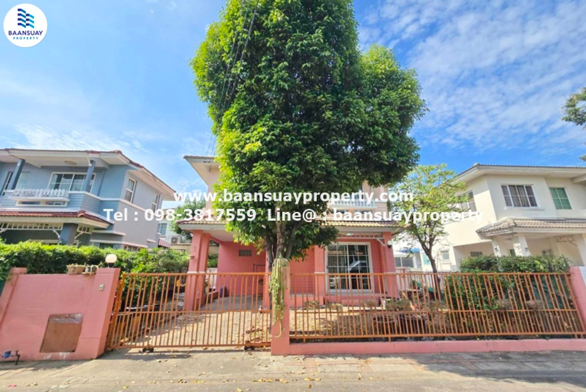 For RentHousePathum Thani,Rangsit, Thammasat : For rent, 2-story detached house, ready to move in, Road 345, near Sarasin Witaed Ratchaphruek.