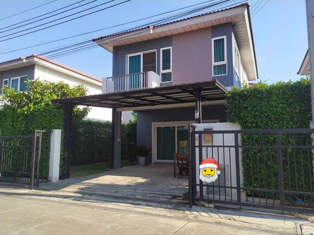 For RentHouseNonthaburi, Bang Yai, Bangbuathong : 🏡 Single house for rent — Supalai Ville, Soi Wat Phra Ngoen, 3 bedrooms, 2 bathrooms, beautiful house, good atmosphere, with furniture - complete electrical appliances. Move in immediately! #Can register a company✨ 💰 Rent 20,000 baht/month