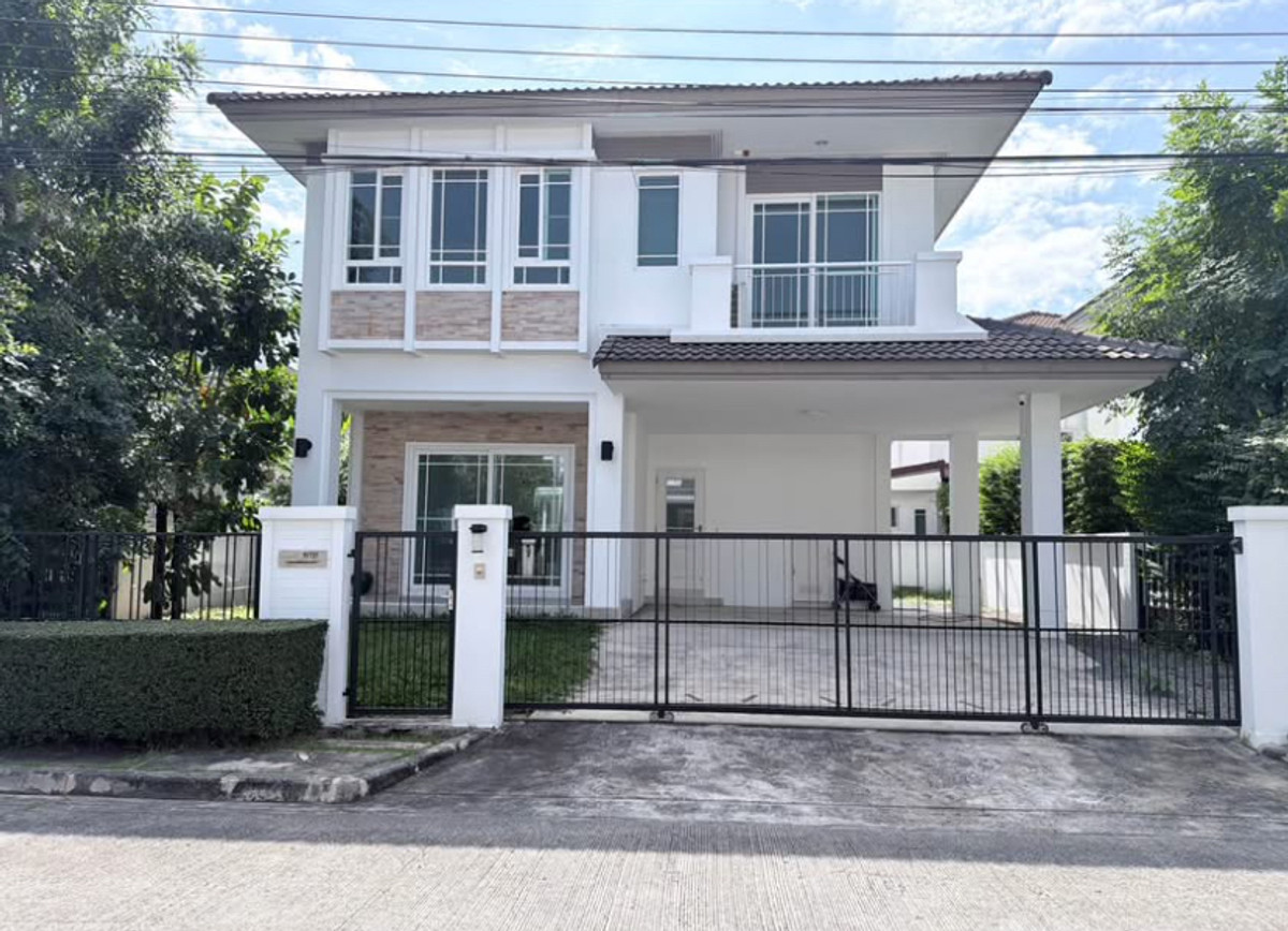 For RentHouseNawamin, Ramindra : Single house for rent Manthana Village Ring Road - Ramintra Near Fashion Island Mall