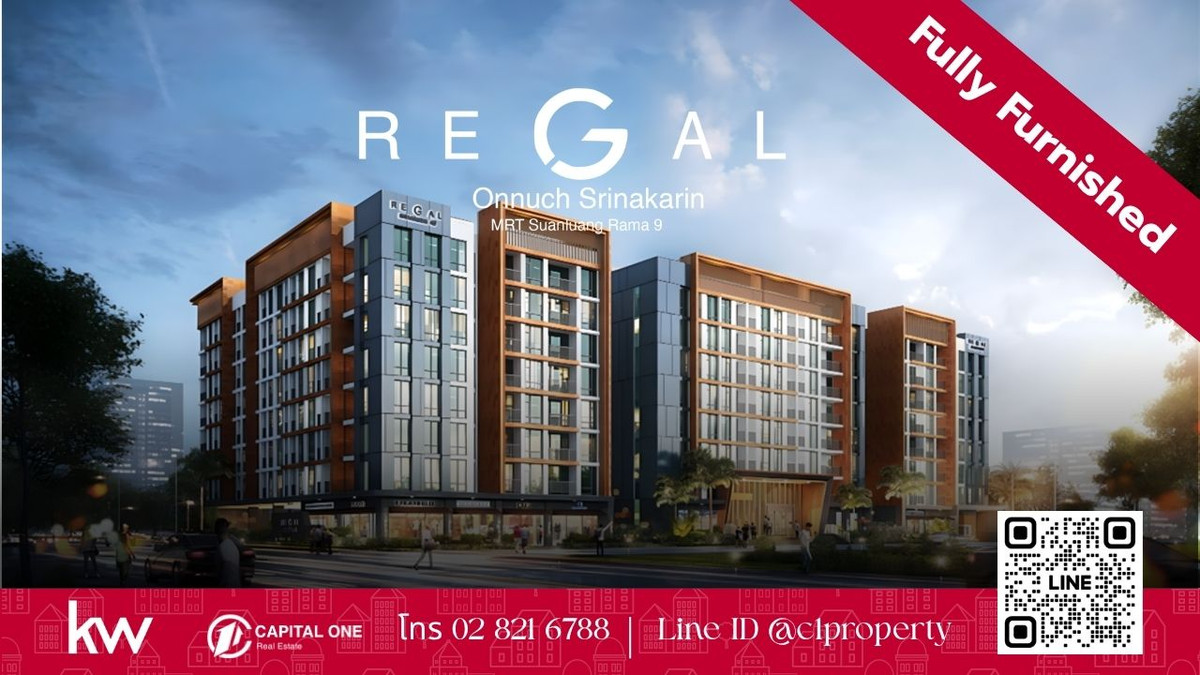 For RentCondoPattanakan, Srinakarin : 🏡 For rent | Regal Onnut–Srinakarin 40 - size 28 sq m.