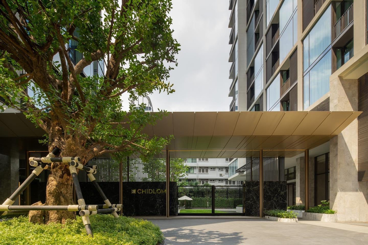 For RentCondoWitthayu, Chidlom, Langsuan, Ploenchit : 🌳 28 Chidlom Condominium | 55,000 THB/Month🌳