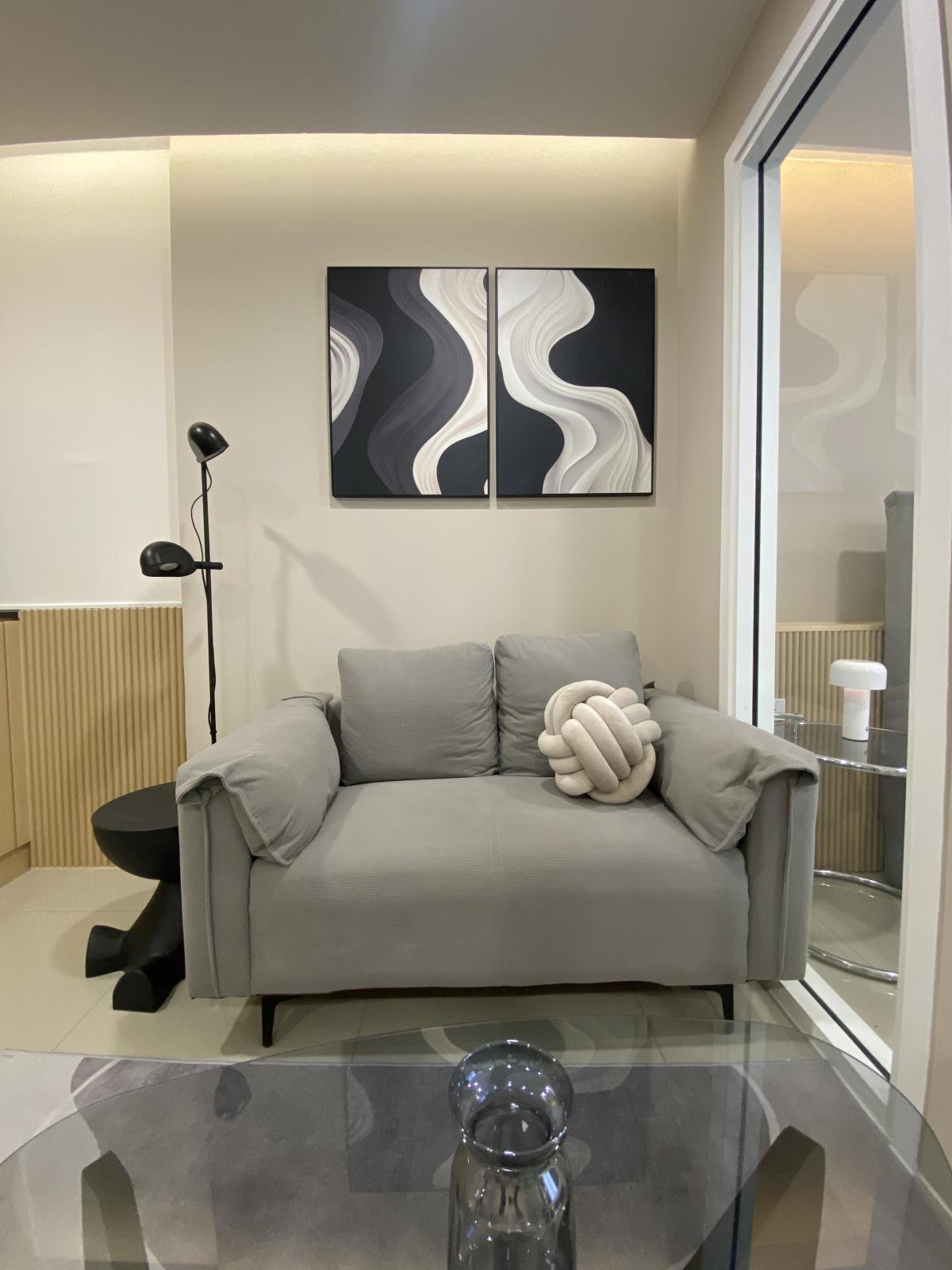 For SaleCondoLadprao101, Happy Land, The Mall Bang Kapi : 🔥For Sale 🌟Newly Renovated 🧳Move-In Ready 🏢Condo City Villa 33 sq.m.