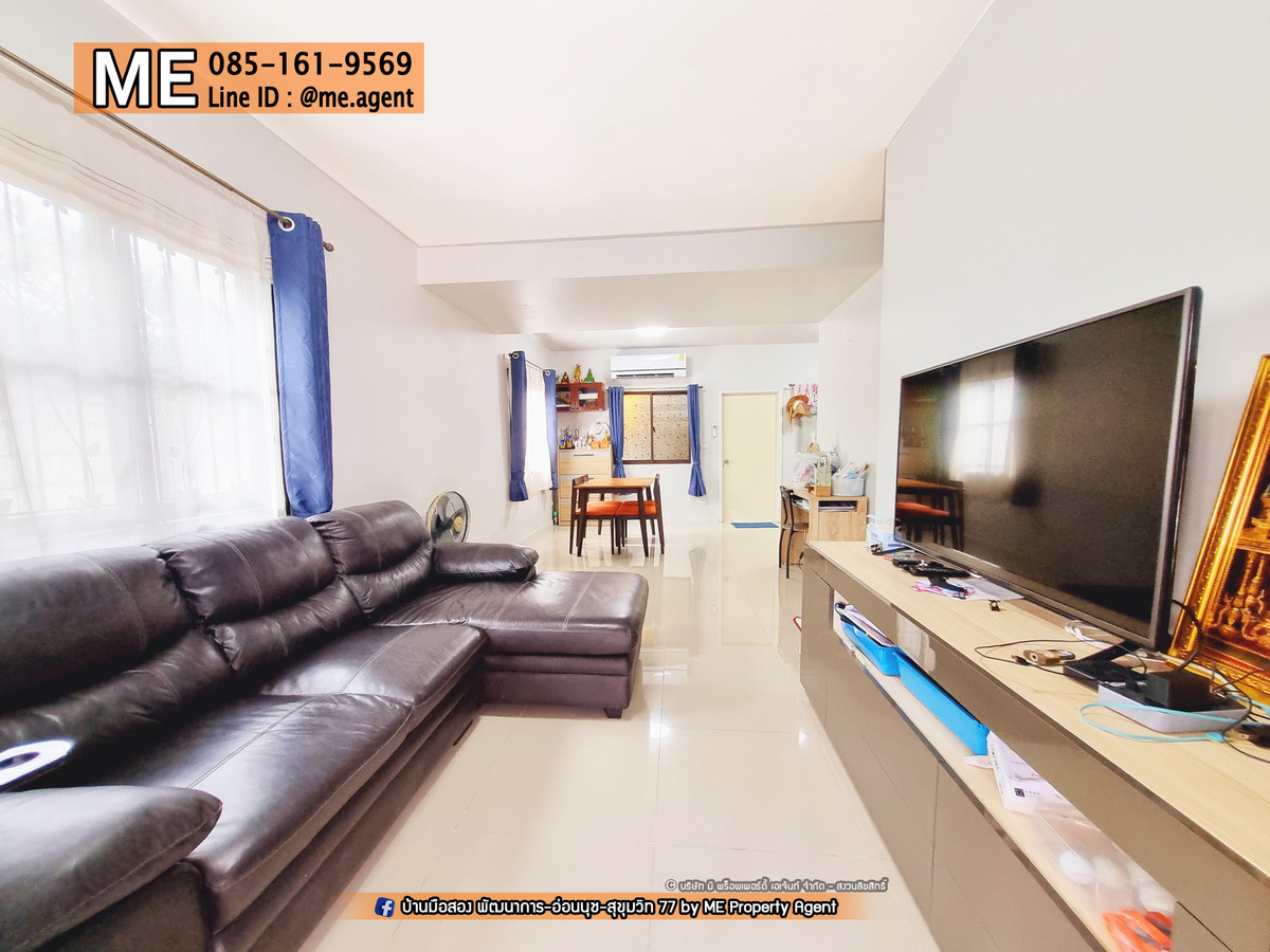 For SaleTownhomePattanakan, Srinakarin : Sale Townhouse 29 sqw. Pruksaville 57  Pattanakarn near BTS On Nut, call 064-954-9619 (TB47-29)