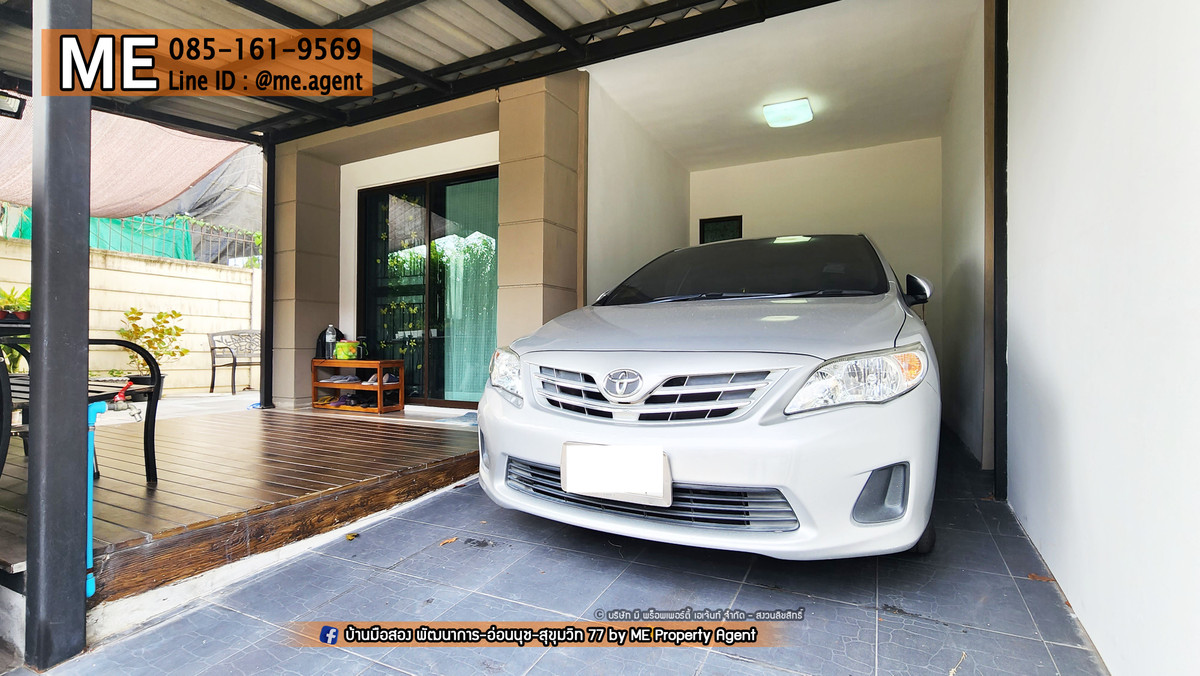 For SaleTownhomePattanakan, Srinakarin : Sale Townhouse 29 sqw. Pruksaville 57  Pattanakarn near BTS On Nut, call 064-954-9619 (TB47-29)