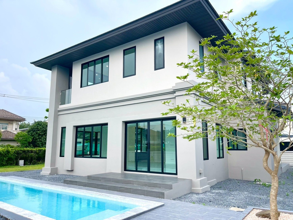 For SaleHouseMahachai Samut Sakhon : Nusasiri Rama 2 / 4 Bedrooms (For Sale), Nusasiri Rama II / 4 Bedrooms (FOR SALE) AOM018