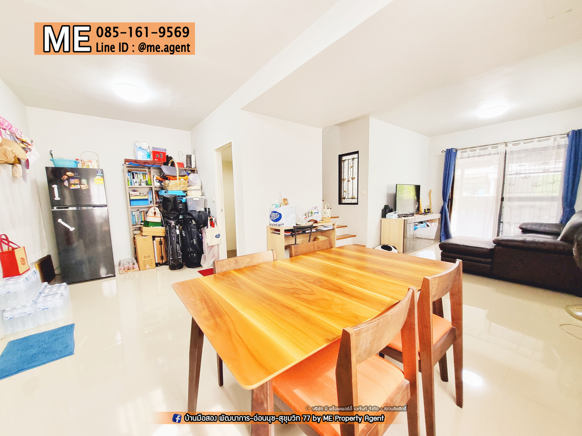 For SaleTownhomePattanakan, Srinakarin : Sale Townhouse 29 sqw. Pruksaville 57  Pattanakarn near BTS On Nut, call 064-954-9619 (TB47-29)