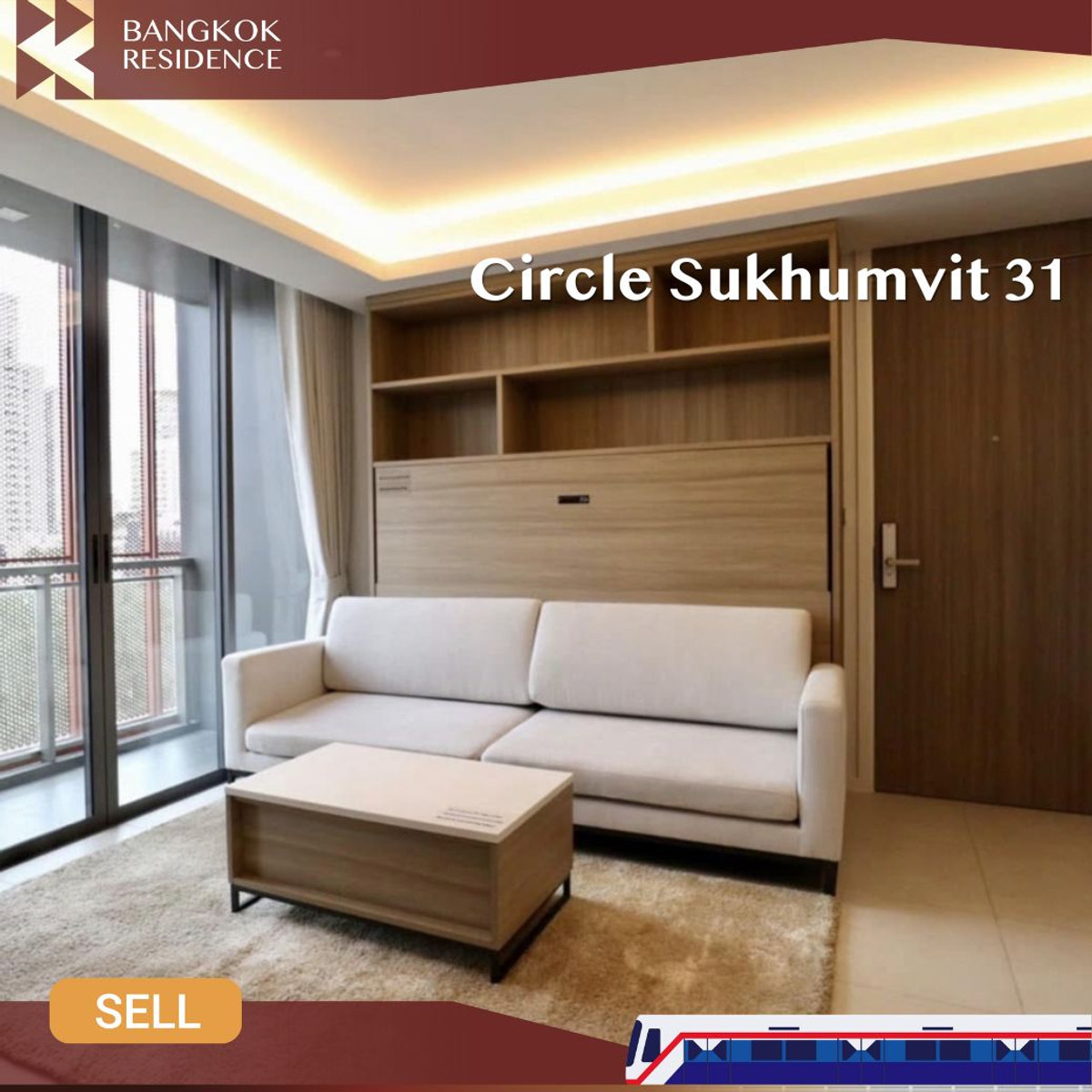 For SaleCondoSukhumvit, Asoke, Thonglor : 📌Move-in Ready! Fully Furnished Unit - Circle Sukhumvit 31 🚆 Near Bts Asoke