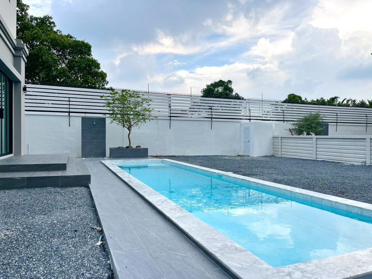 For SaleHouseMahachai Samut Sakhon : Nusasiri Rama 2 / 4 Bedrooms (For Sale), Nusasiri Rama II / 4 Bedrooms (FOR SALE) AOM018