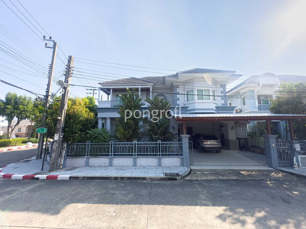 For SaleHouseLadkrabang, Suwannaphum Airport : Detached House for Sale: Euro Prime Ladkrabang, 82 sq. wah, near Suvarnabhumi Airport