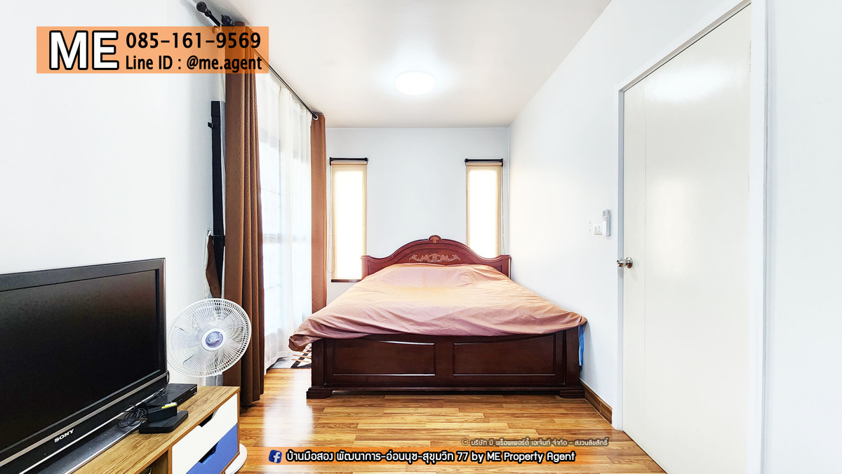 For SaleTownhomePattanakan, Srinakarin : Sale Townhouse 29 sqw. Pruksaville 57  Pattanakarn near BTS On Nut, call 064-954-9619 (TB47-29)