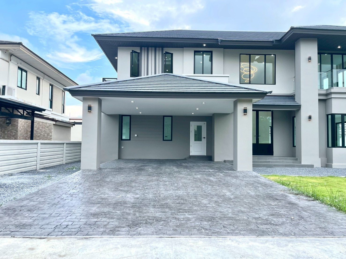 For SaleHouseMahachai Samut Sakhon : Nusasiri Rama 2 / 4 Bedrooms (For Sale), Nusasiri Rama II / 4 Bedrooms (FOR SALE) AOM018