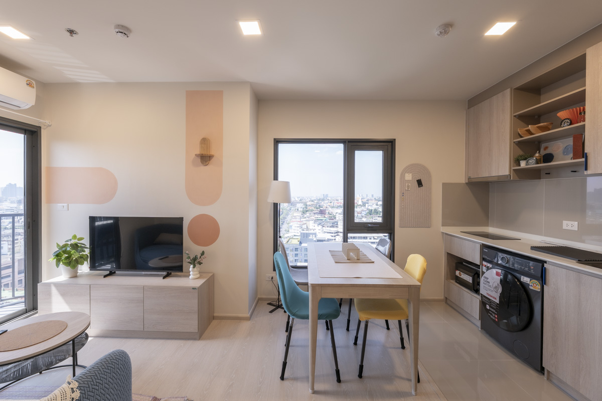 ขายคอนโดวงเวียนใหญ่ เจริญนคร : 🔥ขายด่วน+🔥โฟล บาย แสนสิริ ใกล้สถานีรถไฟฟ้า BTS คลองสาน เฟอร์นิเจอร์ครบ พร้อมเข้าอยู่