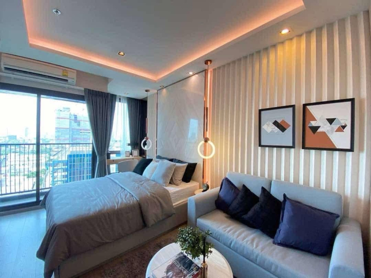 ให้เช่าคอนโดลาดพร้าว เซ็นทรัลลาดพร้าว : คอนโด Whizdom อเวนิว รัชดา-ลาดพร้าว ติด MRT ลาดพร้าว 0 เมตร! ห้องแต่งสวย ✨