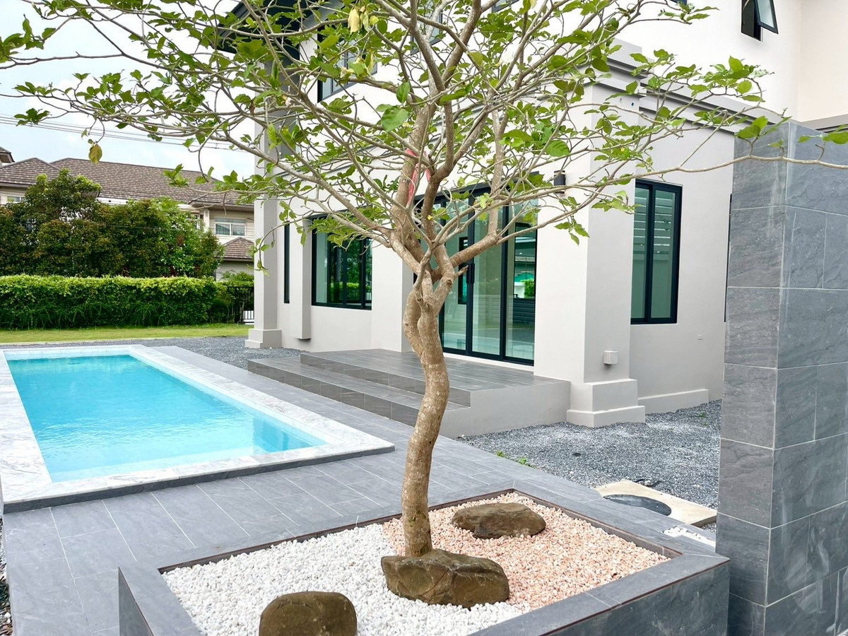 For SaleHouseMahachai Samut Sakhon : Nusasiri Rama 2 / 4 Bedrooms (For Sale), Nusasiri Rama II / 4 Bedrooms (FOR SALE) AOM018