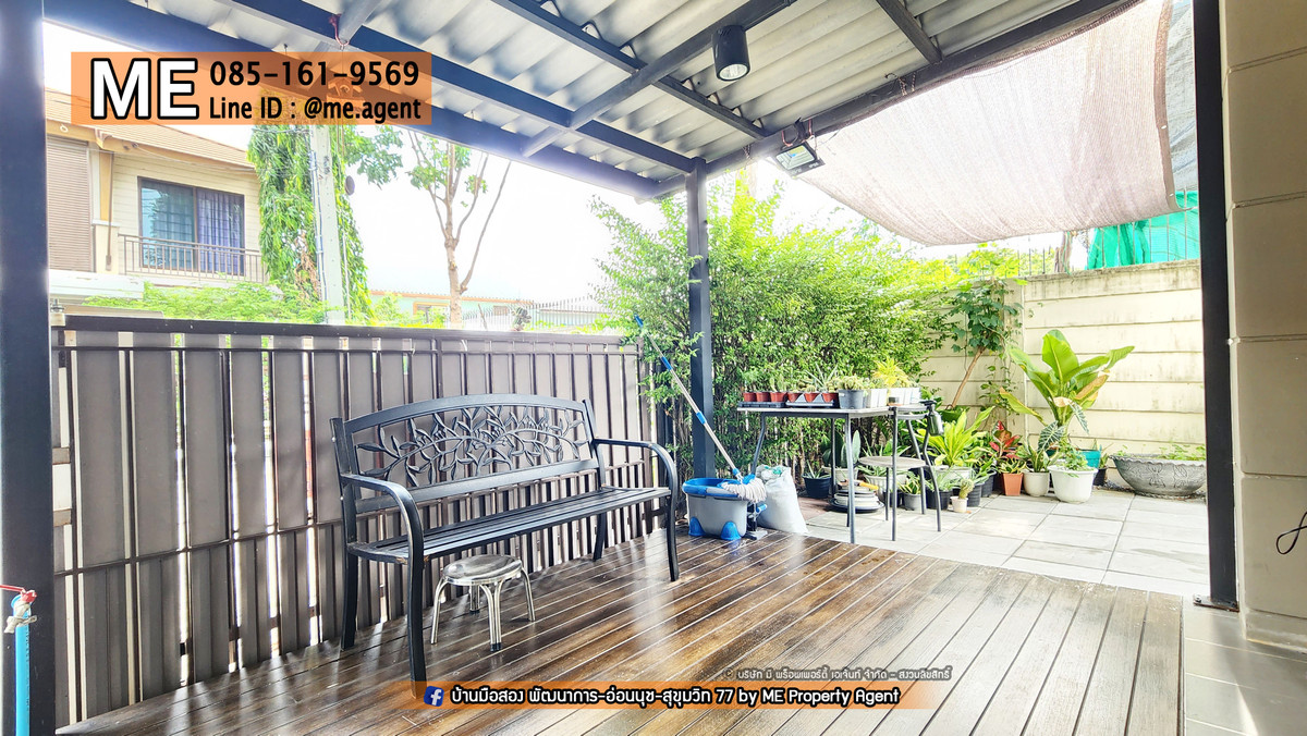 For SaleTownhomePattanakan, Srinakarin : Sale Townhouse 29 sqw. Pruksaville 57  Pattanakarn near BTS On Nut, call 064-954-9619 (TB47-29)