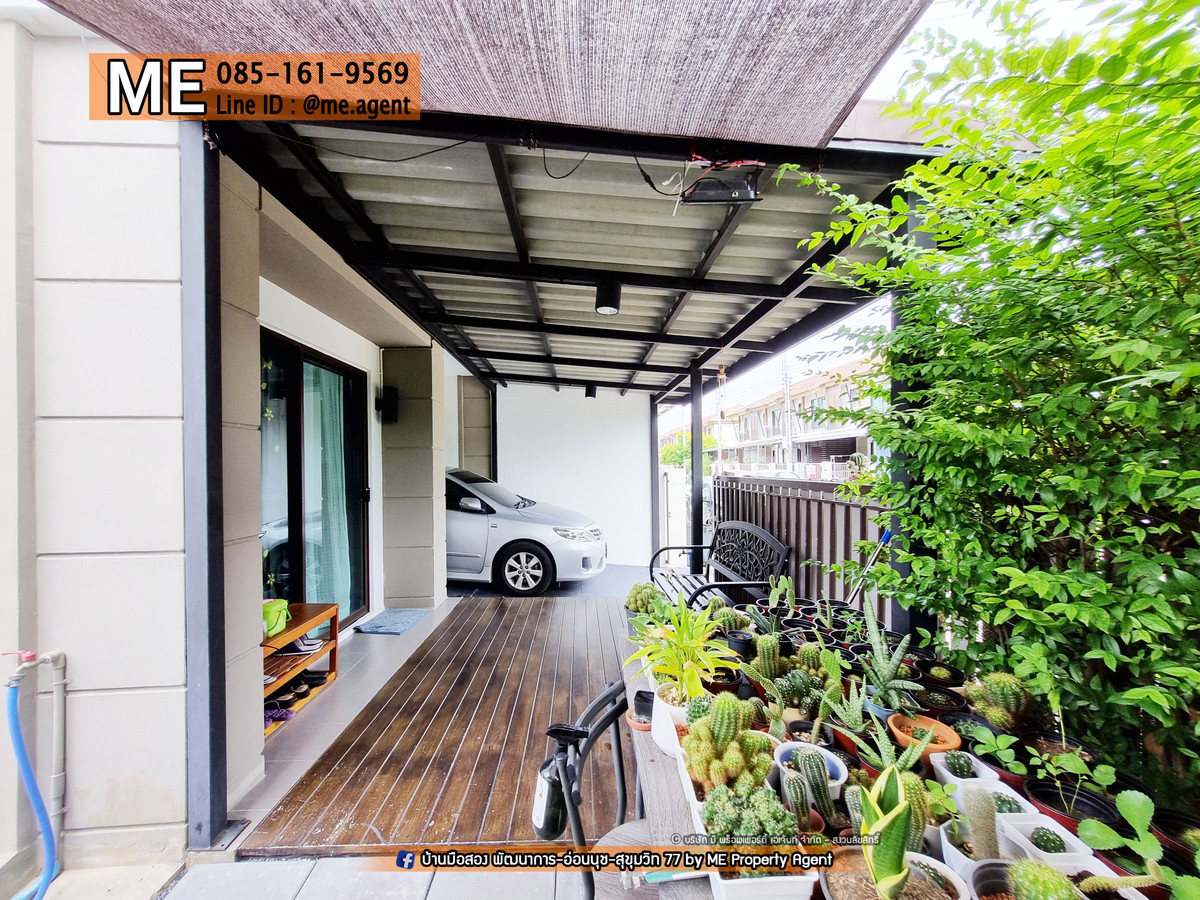 For SaleTownhomePattanakan, Srinakarin : Sale Townhouse 29 sqw. Pruksaville 57  Pattanakarn near BTS On Nut, call 064-954-9619 (TB47-29)