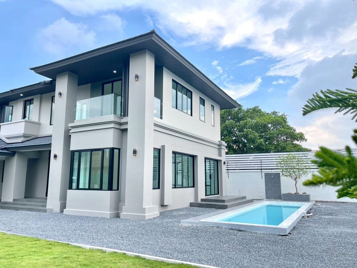 For SaleHouseMahachai Samut Sakhon : Nusasiri Rama 2 / 4 Bedrooms (For Sale), Nusasiri Rama II / 4 Bedrooms (FOR SALE) AOM018