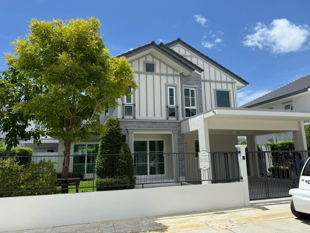 For RentHouseBangna, Bearing, Lasalle : 🍒🐱Villaggio 3 Srinakarin-Bangna🐱🍒 4 Beds 3 Baths , Rental 85,000 Baht